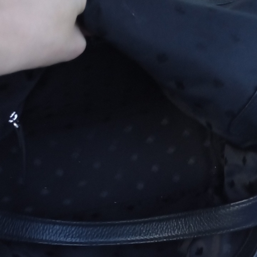 Kate Spade Black Pebbled Leather Shoulder Bag Crossbody Tassel Detail - Picture 4 of 9